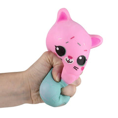 Squish And Stretch Easter Ice Cream Bunny 5" - LLB Toys