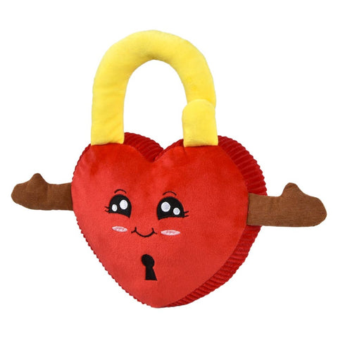 9" Padlock Heart Plush - LLB Toys
