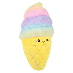 21" Rainbow Ice Cream Plush Pillow - LLB Toys