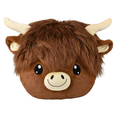 16" Plush Highland Cow Pillow - LLB Toys