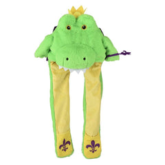 Mardi Gras Alligator Popping Ear Light-Up Hat - LLB Toys