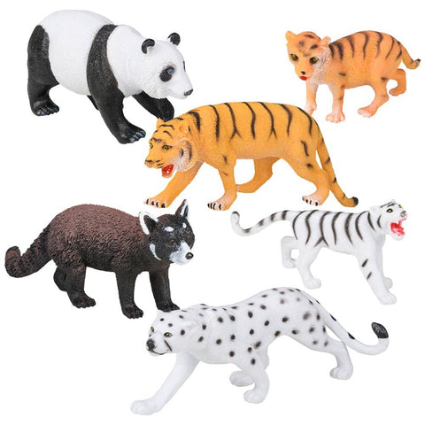 6PC MESH BAG ASIAN ANIMAL ASSORTMENT LLB kids toys