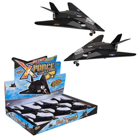 8" F-117 NIGHTHAWK Die-Cast  - LLB Toys