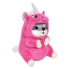 Unicorn Costume Hamster 7in As - LLB Toys