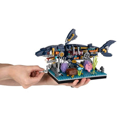 Mechanical Shark Building Block Set 499pc - LLB Toys