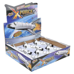 7" DIE-CAST PULL BACK SPACE SHUTTLE LLB Car Toys