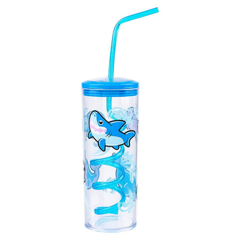 11oz AQUATIC CUP WITH TWISTY STRAW LLB kids toys