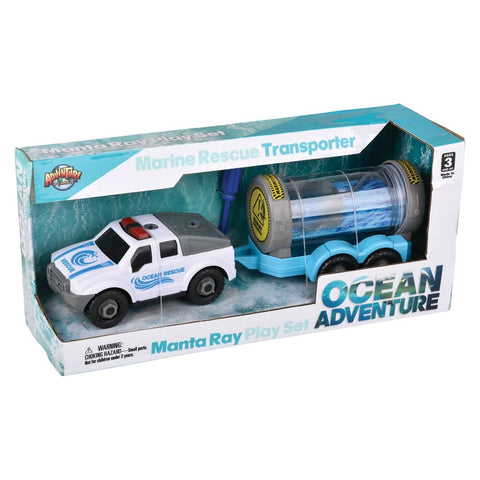 Manta Ray Marine Rescue Transport Set - LLB Toys