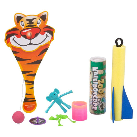 Zoo Goody Bag 6 Toys (48bags/case) LLB Party Supply