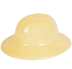 TAN PLASTIC SAFARI HAT - LLB Toys