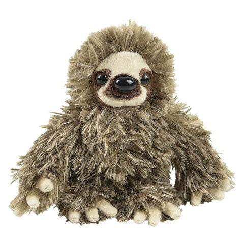6" SLOTH BROWN LLB Plush Toys