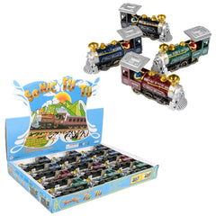5.5" DIE-CAST PULL BACK SONIC CHOO CHOO TRAIN LLB Car Toys
