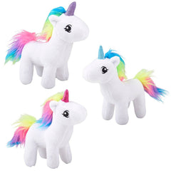 6" RAINBOW UNICORN LLB Plush Toys