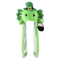 St.Patricks Day Axolotl Popping Ear Hat - LLB Toys