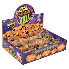 2.4" Jack O Lantern Squeezy Sugar Ball 12ct LLB kids toys