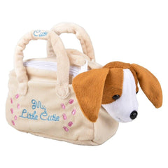 9" PUPPY IN PURSE LLB Plush Toys