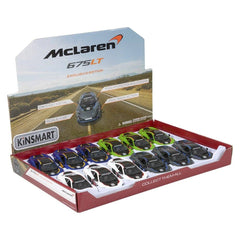 5" DIE-CAST PULL BACK MCLAREN 675LT LLB Car Toys