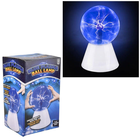 7.75" BLUE PLASMA BALL LAMP LLB kids toys