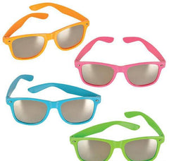 NEON COLOR SUNGLASSES WITH MIRROR LENS LLB kids toys