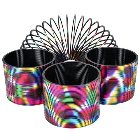 3" (80MM) METALLIC RAINBOW SPRING LLB kids toys