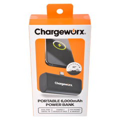 Chargeworx Fast Charging Power Bank 6000mah