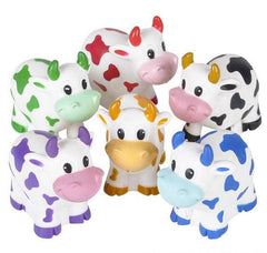 2" RUBBER WATER SQUIRTING COW LLB kids toys