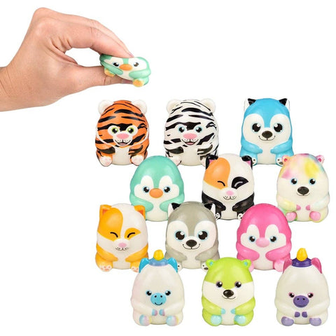 2" Micro Squish Belly Buddy Assortment LLB Plush Toys