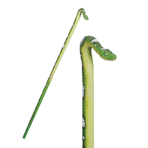 48" WOODN EMERALD BOA WALKING STICK LLB kids toys