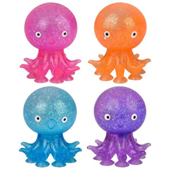 3.5" Water Filled Suction Octopus Toy 12ct - LLB Toys