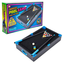 NEON WOODEN TABLETOP POOL GAME 20.5"x12.5" LLB kids toys