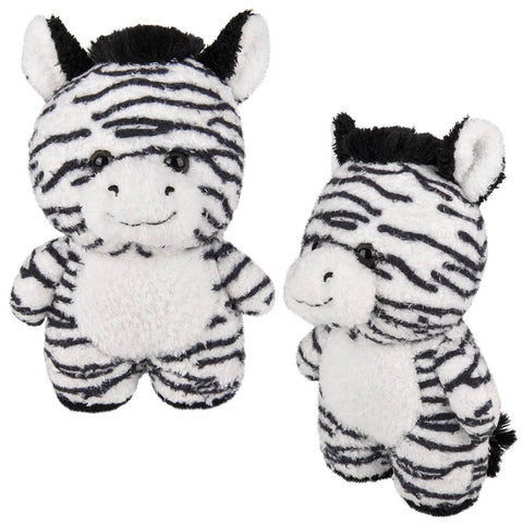 8" Scruffy Bunch Zebra Plush - LLB Toys