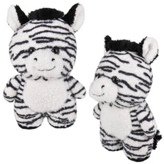 8" Scruffy Bunch Zebra Plush - LLB Toys