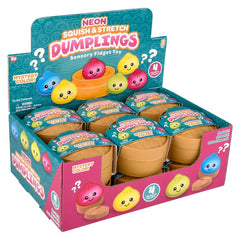 3" Squish Stretch Surprise Neon Dumpling - LLB Toys