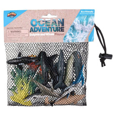 12PC DOLPHIN AND WHALE MESH BAG PLAY SET LLB kids toys