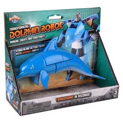5" DOLPHIN ROBOT ACTION FIGURE LLB kids toys