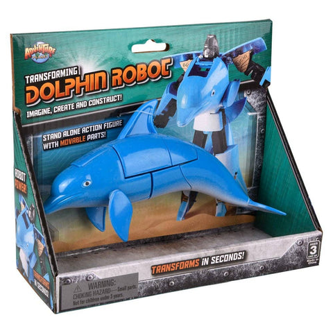 5" DOLPHIN ROBOT ACTION FIGURE LLB kids toys