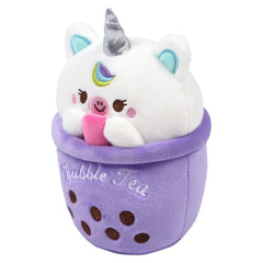 7″ Bubble Tea Animal Cup LLB Plush Toys