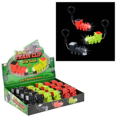 2" LIGHT-UP TRAIN BACK PACK CLIP WITH SOUND - LLB Toys