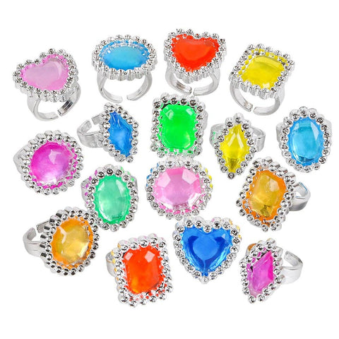 JEWEL RING PLASTIC 1" LLB kids toys
