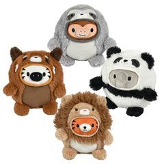 6" Costume Jungle Squishy-Ishies Plush - LLB Toys