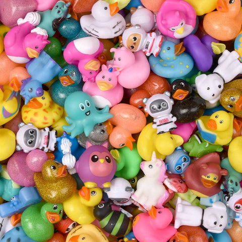 2" Rubber Ducky and Animal Mix Novelty Toy 500ct - LLB Toys