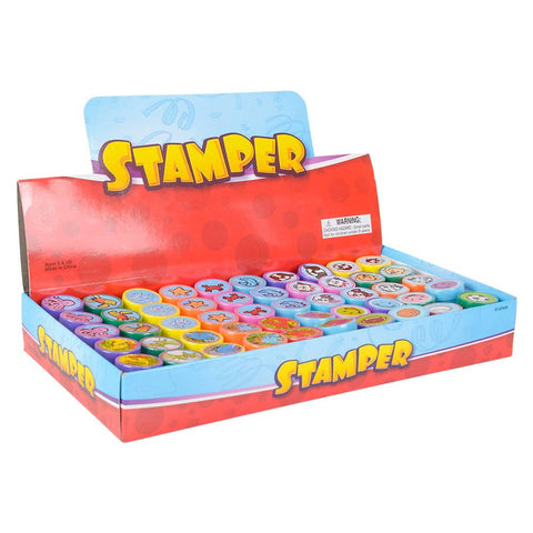 1.40" PLASTIC STAMPERS (50PCS/BOX) LLB kids toys