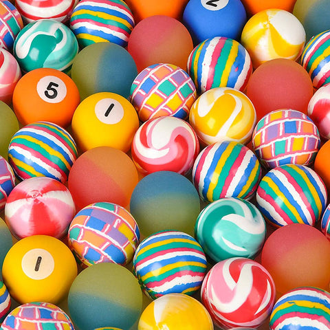 38mm 1.5" HI BOUNCE BALL MIX 50PCS/UN LLB kids toys