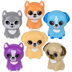 1.1" Mini Squeezy Dog Figures - LLB Toys