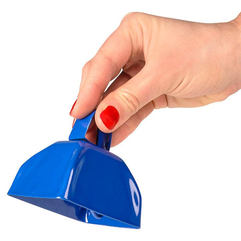 3" BLUE METAL COWBELL LLB kids toys