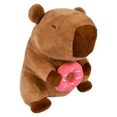 27.5" Capybara Holding Food  - LLB Toys