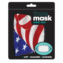 PATRIOTIC FACE MASK ADULT SIZE LLB kids toys