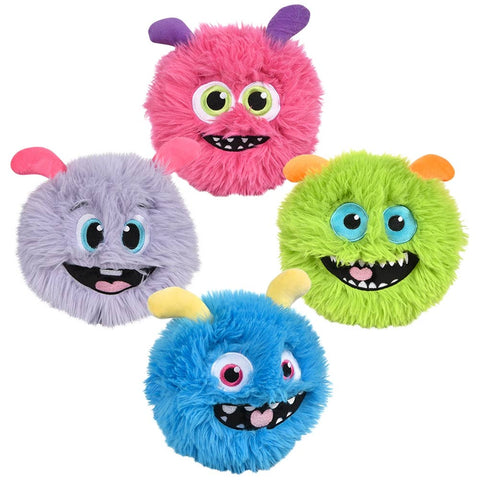 8" Furry Monster Balls Plush - LLB Toys