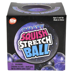 2.5" SQUISH AND STRETCH GALAXY GUMMI BALL LLB Squishy Toys