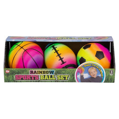 Rainbow Sports Ball Set 5-6" - LLB Toys